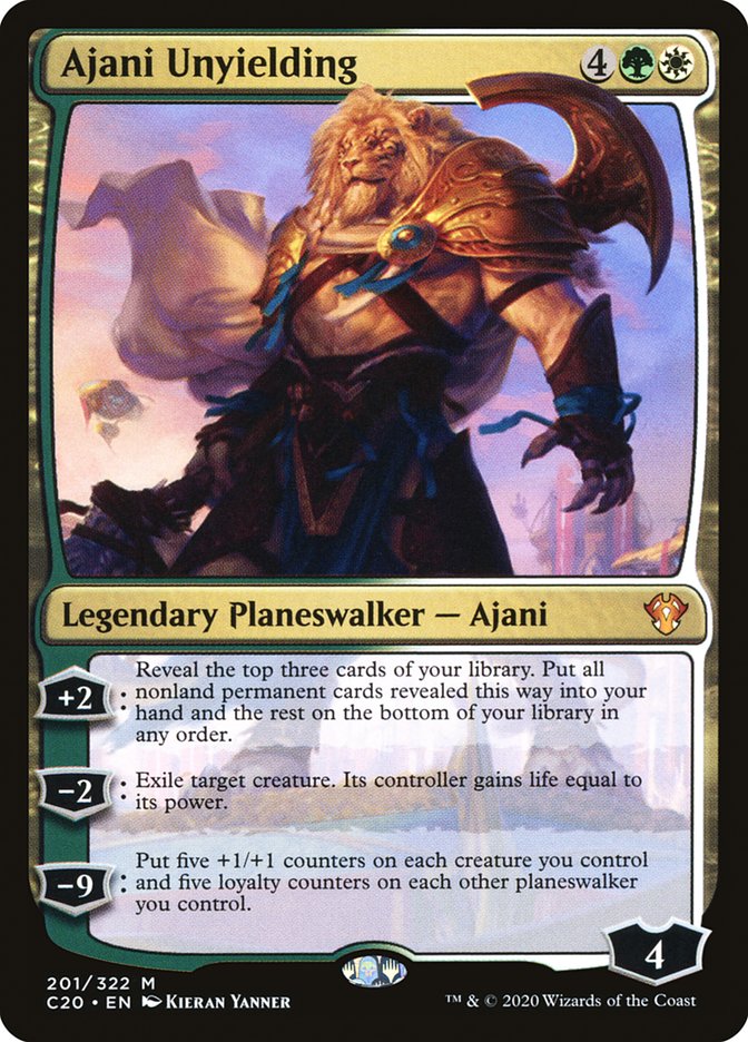 Ajani Unyielding [Commander 2020] | Game Master's Emporium (The New GME)