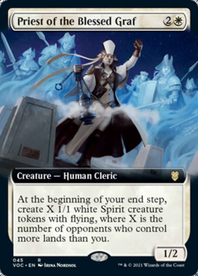 Priest of the Blessed Graf (Extended Art) [Innistrad: Crimson Vow Commander] | Game Master's Emporium (The New GME)