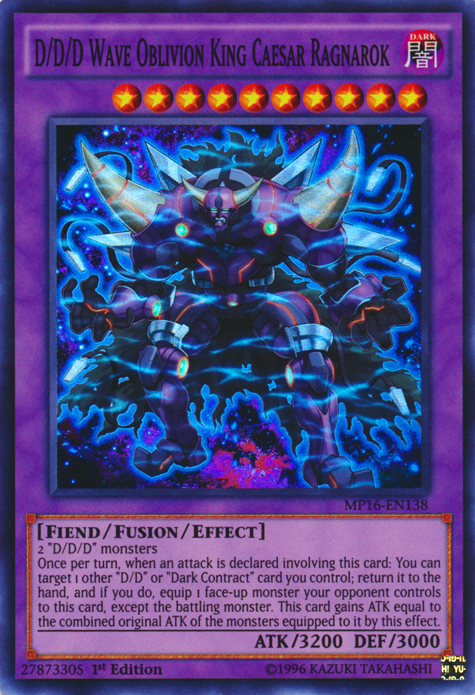 D/D/D Wave Oblivion King Caesar Ragnarok [MP16-EN138] Super Rare | Game Master's Emporium (The New GME)