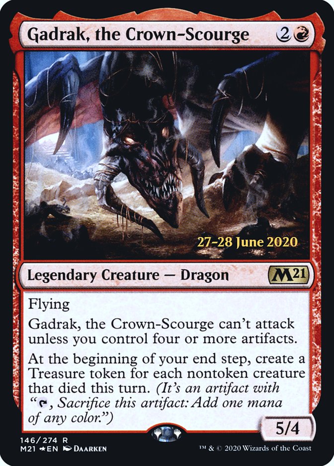 Gadrak, the Crown-Scourge [Core Set 2021 Prerelease Promos] | Game Master's Emporium (The New GME)