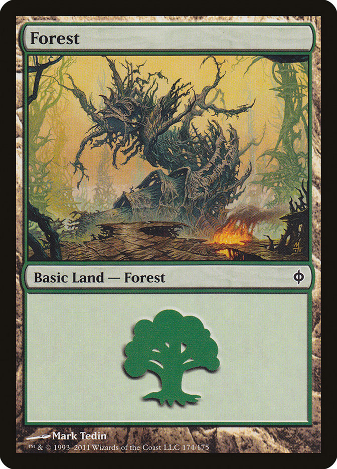 Forest (174) [New Phyrexia] | Game Master's Emporium (The New GME)