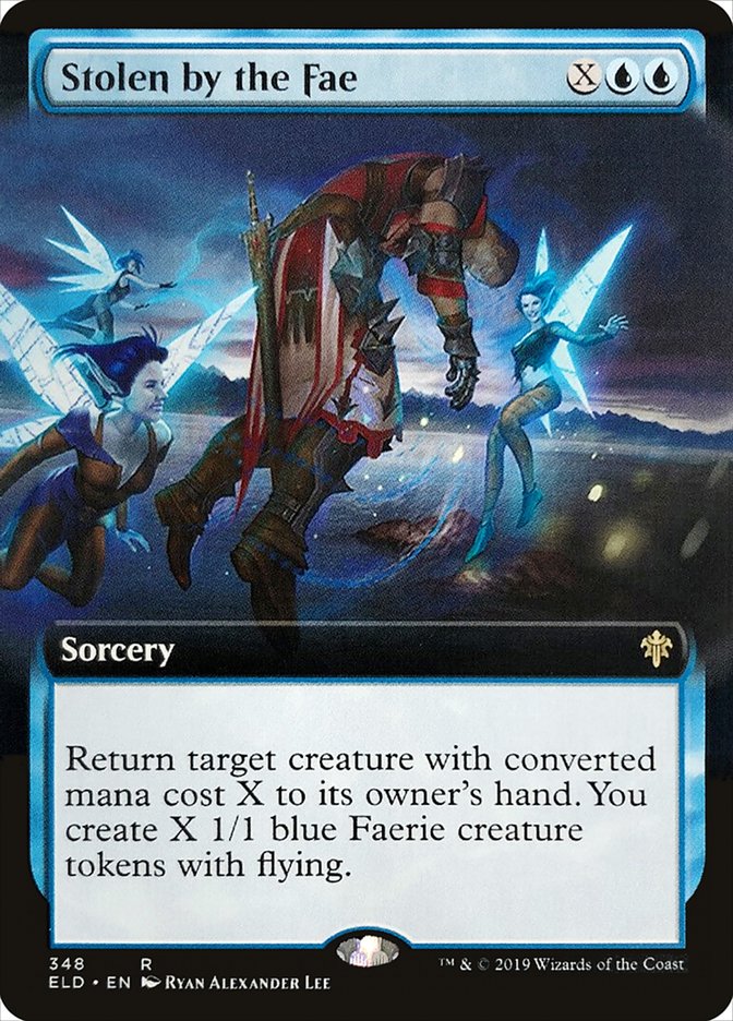 Stolen by the Fae (Extended Art) [Throne of Eldraine] | Game Master's Emporium (The New GME)