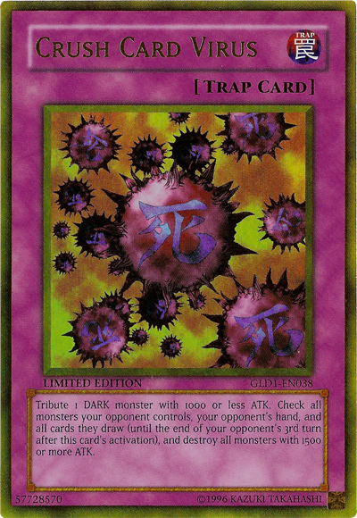 Crush Card Virus [GLD1-EN038] Gold Rare | Game Master's Emporium (The New GME)