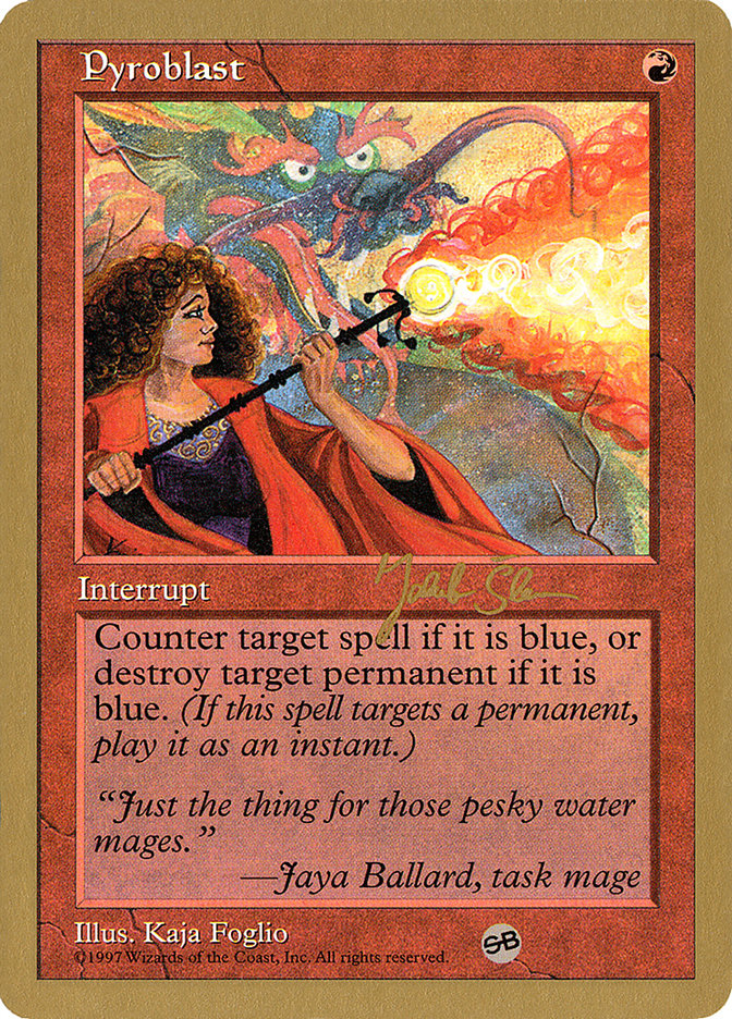 Pyroblast (Jakub Slemr) (SB) [World Championship Decks 1997] | Game Master's Emporium (The New GME)