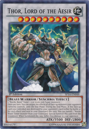 Thor, Lord of the Aesir [SP14-EN048] Starfoil Rare | Game Master's Emporium (The New GME)