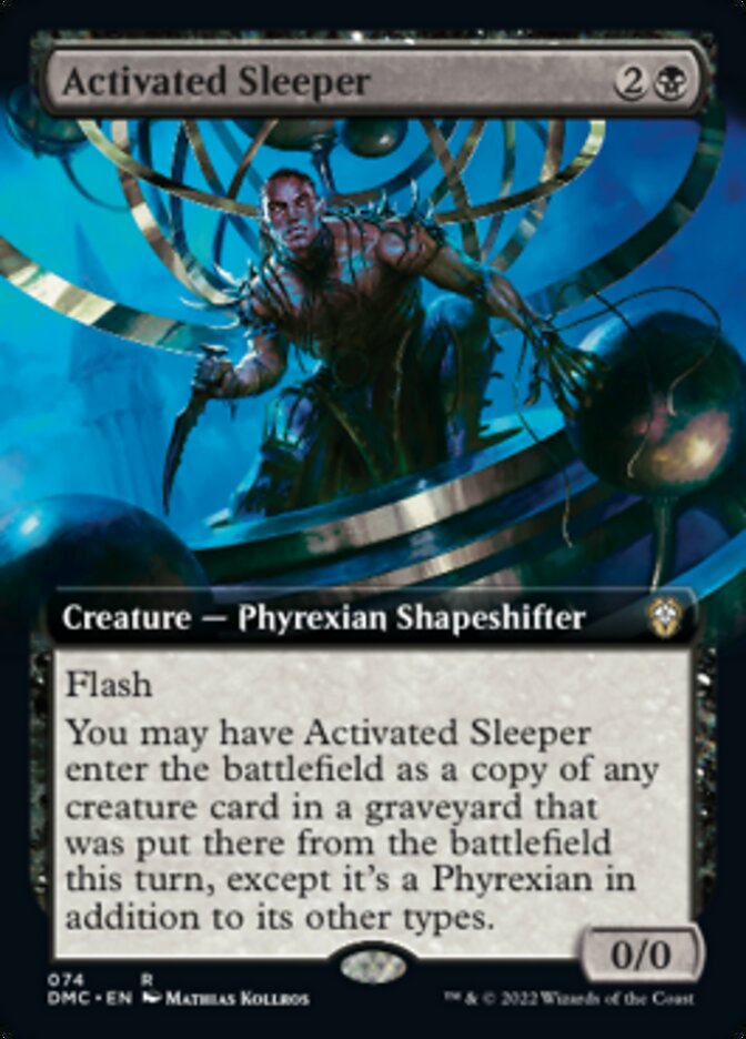 Activated Sleeper (Extended Art) [Dominaria United Commander] | Game Master's Emporium (The New GME)