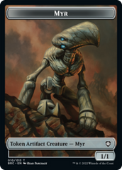 Myr // Servo Double-Sided Token [The Brothers' War Commander Tokens] | Game Master's Emporium (The New GME)