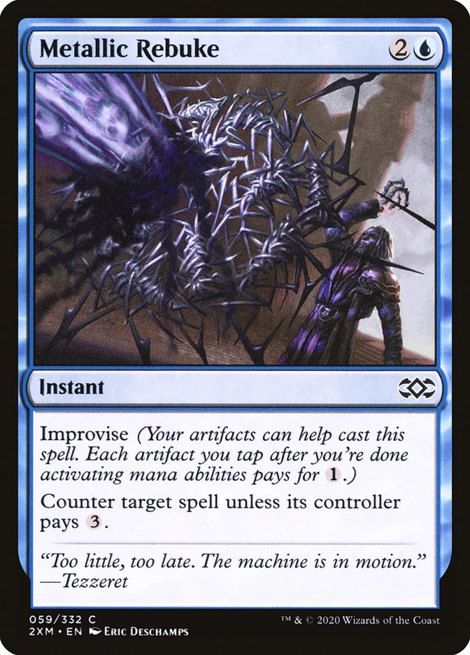 Metallic Rebuke [Double Masters] | Game Master's Emporium (The New GME)