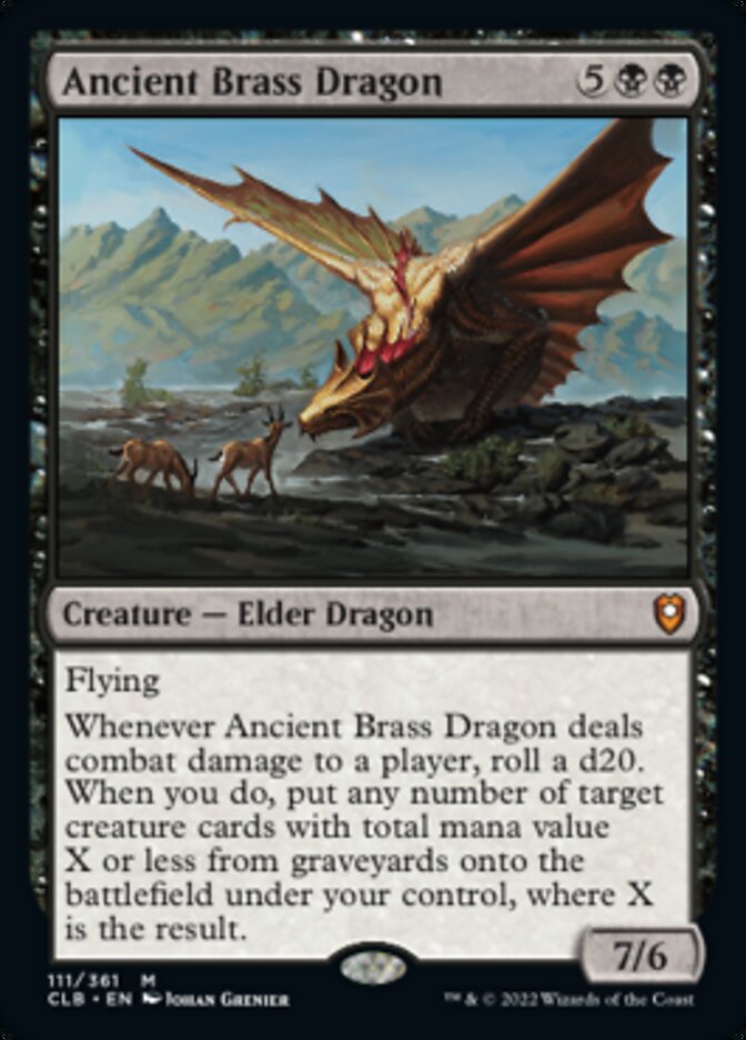 Ancient Brass Dragon [Commander Legends: Battle for Baldur's Gate] | Game Master's Emporium (The New GME)