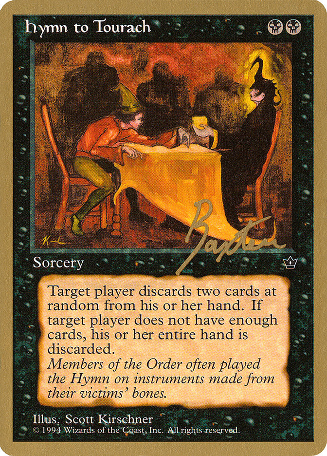Hymn to Tourach (Table) (George Baxter) [Pro Tour Collector Set] | Game Master's Emporium (The New GME)