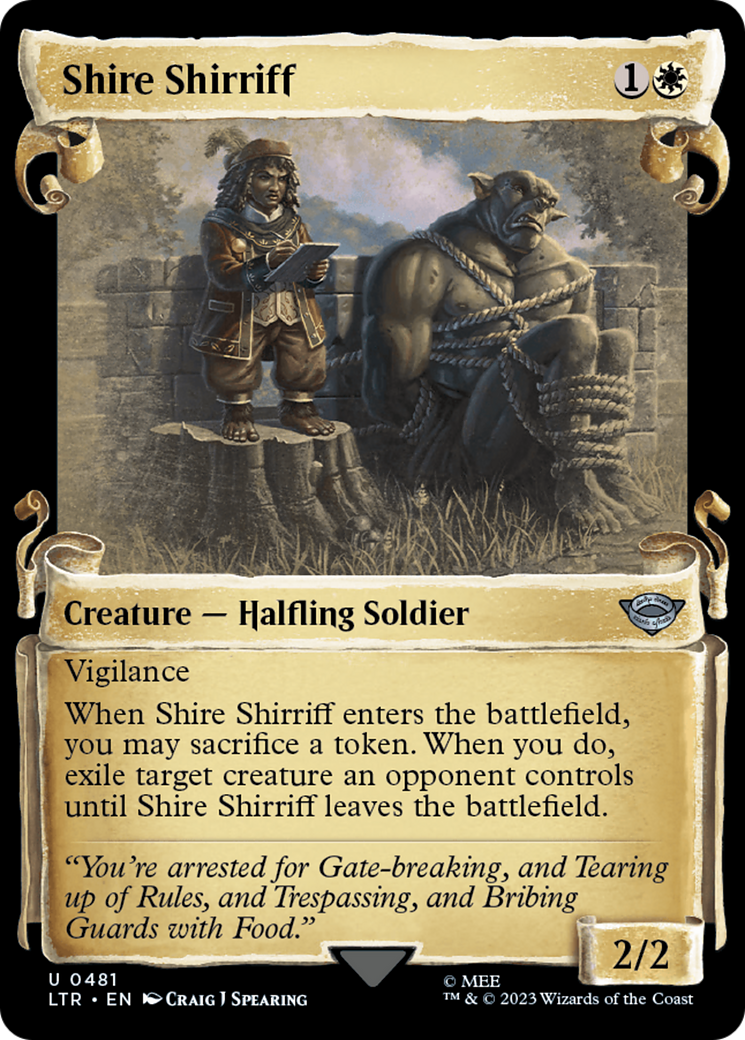 Shire Shirriff [The Lord of the Rings: Tales of Middle-Earth Showcase Scrolls] | Game Master's Emporium (The New GME)