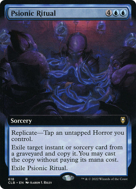 Psionic Ritual (Extended Art) [Commander Legends: Battle for Baldur's Gate] | Game Master's Emporium (The New GME)