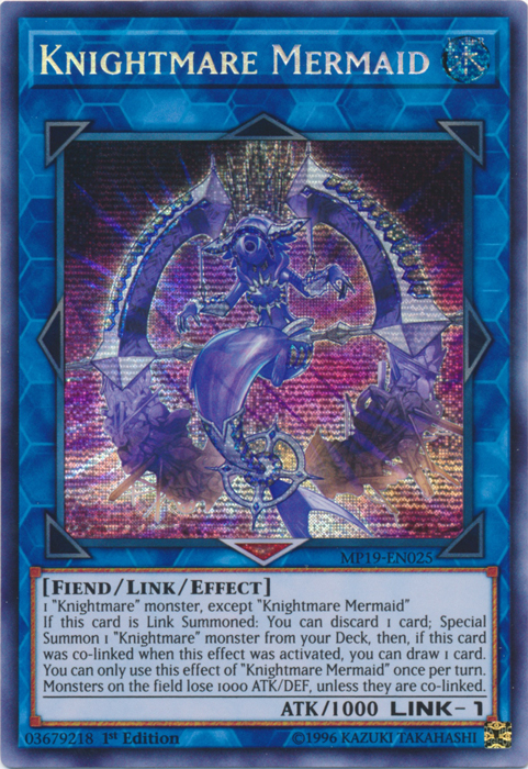 Knightmare Mermaid [MP19-EN025] Prismatic Secret Rare | Game Master's Emporium (The New GME)