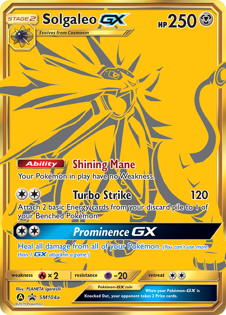 Solgaleo GX (SM104a) [Sun & Moon: Black Star Promos] | Game Master's Emporium (The New GME)