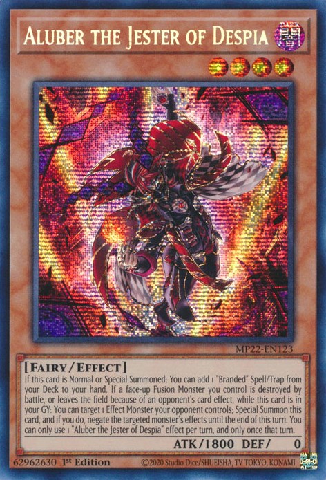 Aluber the Jester of Despia [MP22-EN123] Prismatic Secret Rare | Game Master's Emporium (The New GME)