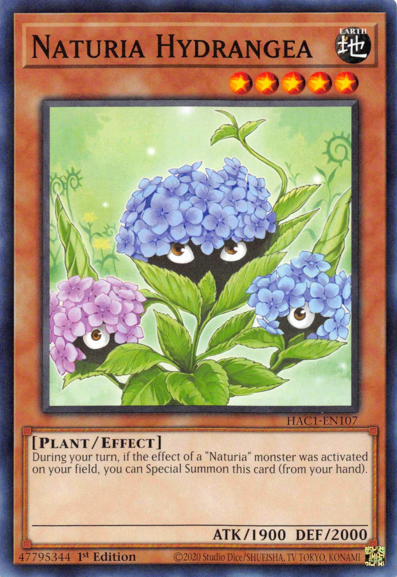 Naturia Hydrangea [HAC1-EN107] Common | Game Master's Emporium (The New GME)