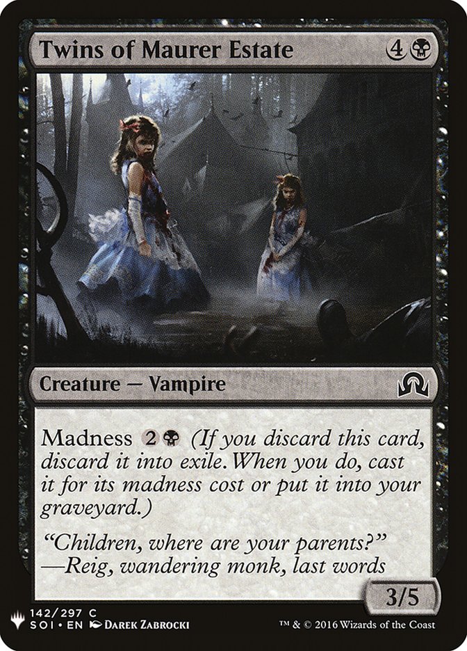 Twins of Maurer Estate [Mystery Booster] | Game Master's Emporium (The New GME)
