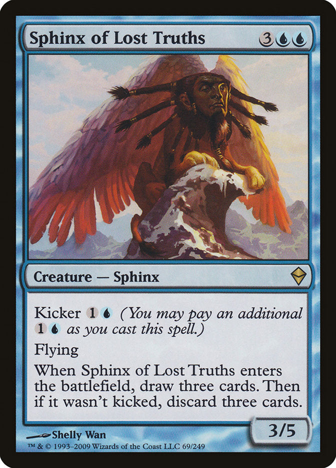 Sphinx of Lost Truths [Zendikar] | Game Master's Emporium (The New GME)