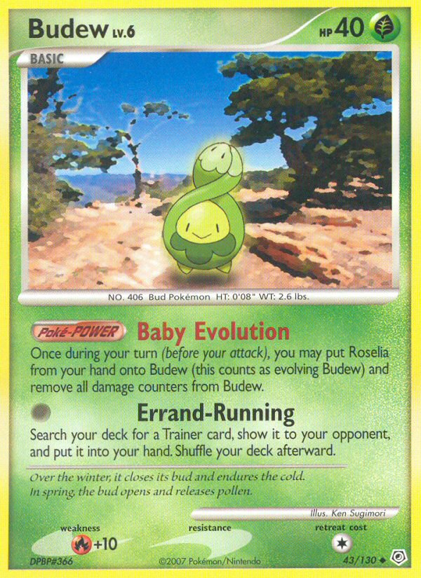 Budew (43/130) [Diamond & Pearl: Base Set] | Game Master's Emporium (The New GME)