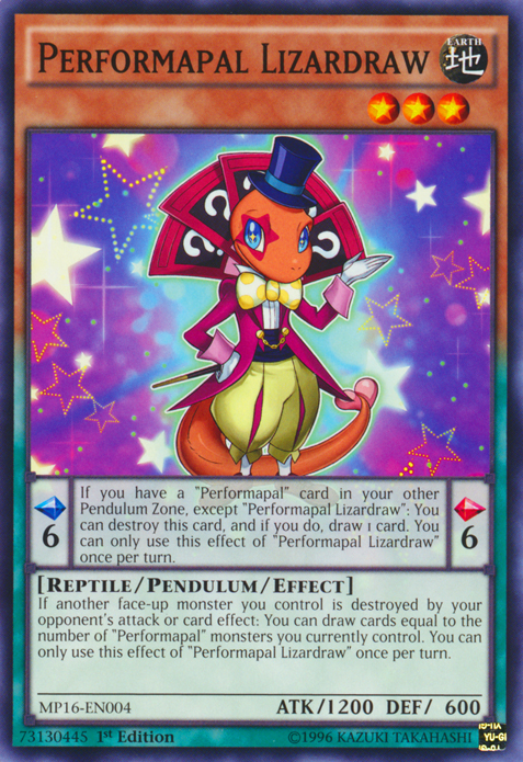 Performapal Lizardraw [MP16-EN004] Common | Game Master's Emporium (The New GME)