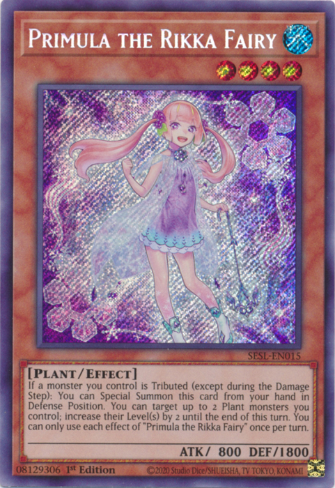 Primula the Rikka Fairy [SESL-EN015] Secret Rare | Game Master's Emporium (The New GME)