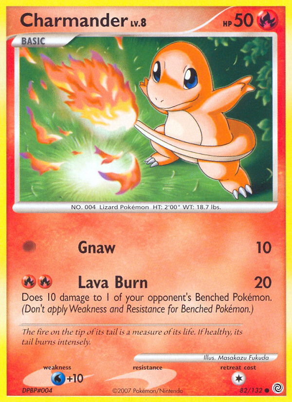 Charmander (82/132) [Diamond & Pearl: Secret Wonders] | Game Master's Emporium (The New GME)