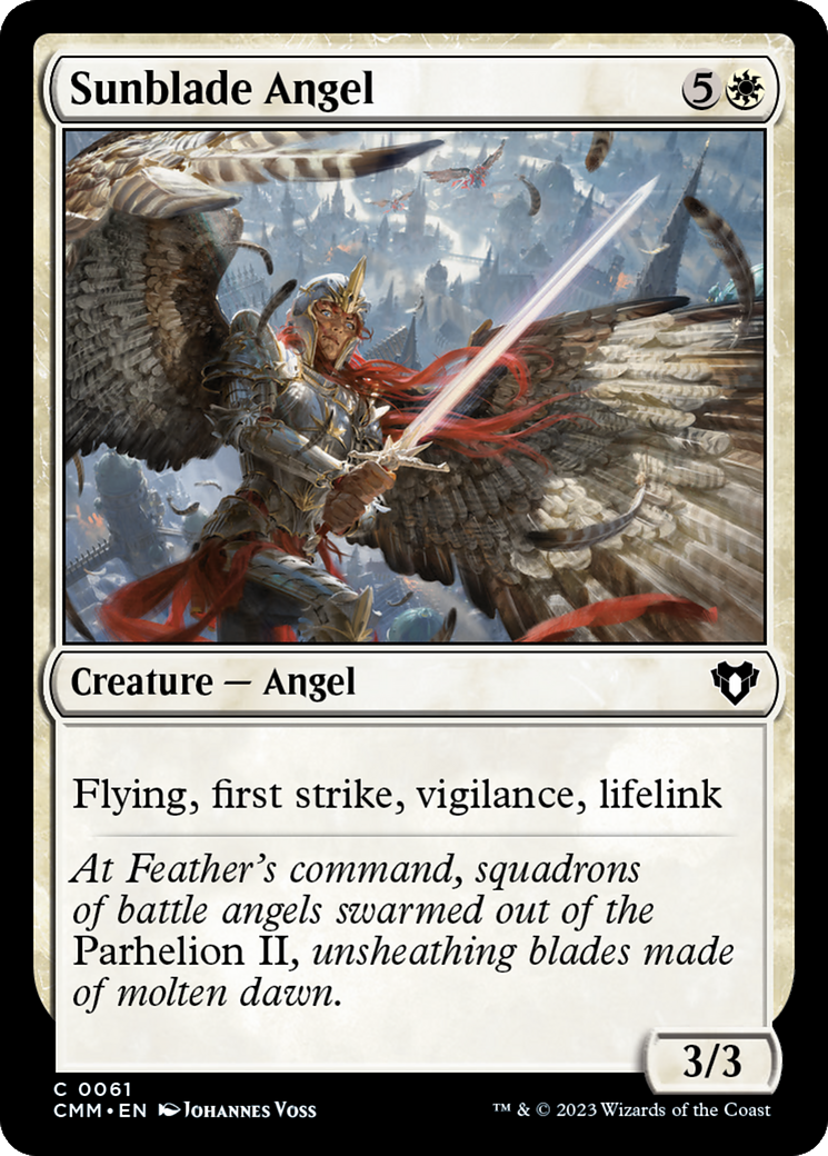 Sunblade Angel [Commander Masters] | Game Master's Emporium (The New GME)