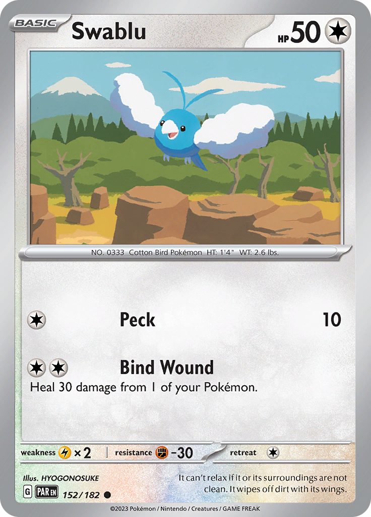 Swablu (152/182) [Scarlet & Violet: Paradox Rift] | Game Master's Emporium (The New GME)