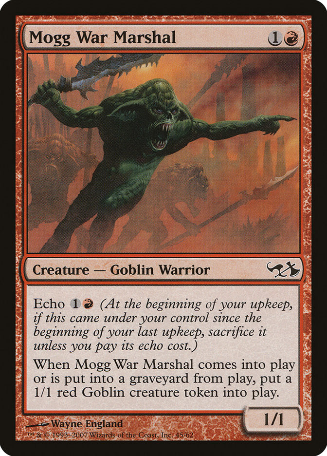 Mogg War Marshal [Duel Decks: Elves vs. Goblins] | Game Master's Emporium (The New GME)