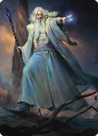 Saruman of Many Colors Art Card [The Lord of the Rings: Tales of Middle-earth Art Series] | Game Master's Emporium (The New GME)