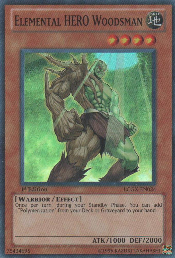 Elemental HERO Woodsman [LCGX-EN034] Super Rare | Game Master's Emporium (The New GME)