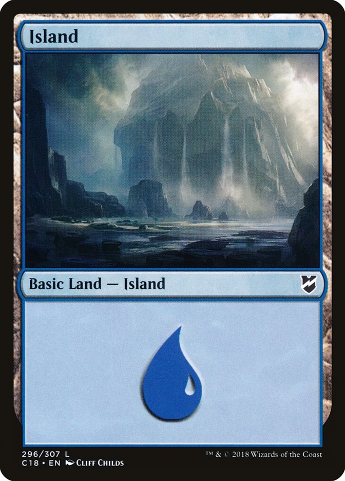 Island (296) [Commander 2018] | Game Master's Emporium (The New GME)