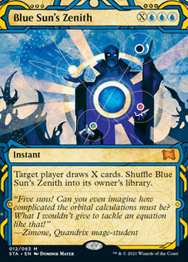 Blue Sun's Zenith (Foil Etched) [Strixhaven: School of Mages Mystical Archive] | Game Master's Emporium (The New GME)