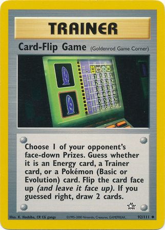 Card-Flip Game (92/111) [Neo Genesis Unlimited] | Game Master's Emporium (The New GME)