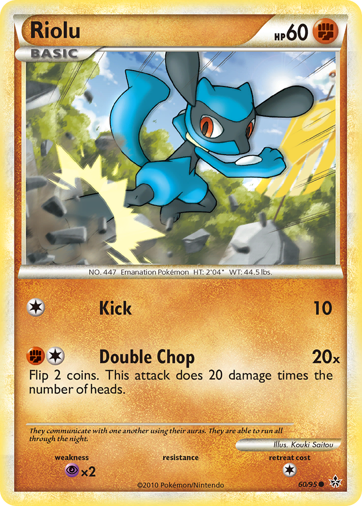 Riolu (60/95) [HeartGold & SoulSilver: Unleashed] | Game Master's Emporium (The New GME)