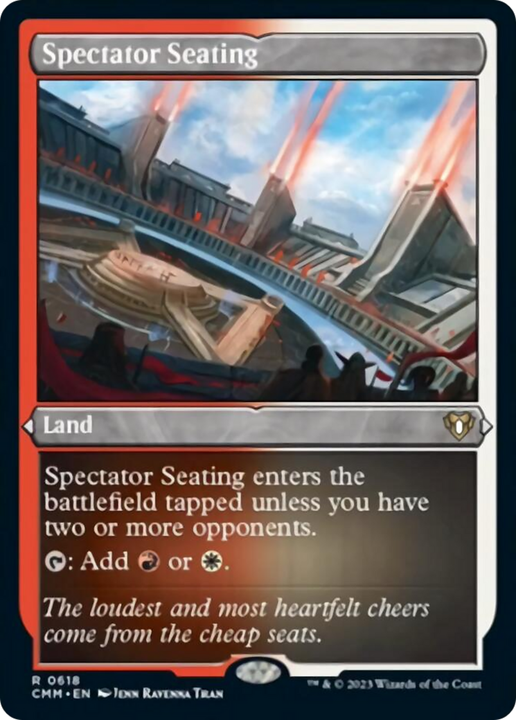 Spectator Seating (Foil Etched) [Commander Masters] | Game Master's Emporium (The New GME)