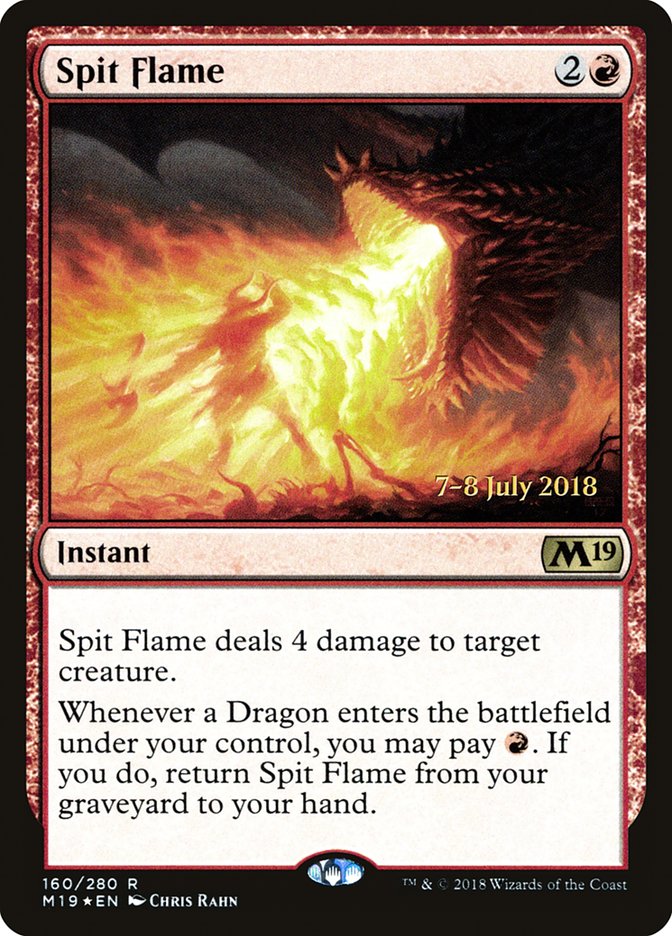 Spit Flame [Core Set 2019 Prerelease Promos] | Game Master's Emporium (The New GME)