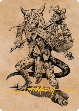 Taunting Kobold Art Card (Gold-Stamped Signature) [Commander Legends: Battle for Baldur's Gate Art Series] | Game Master's Emporium (The New GME)