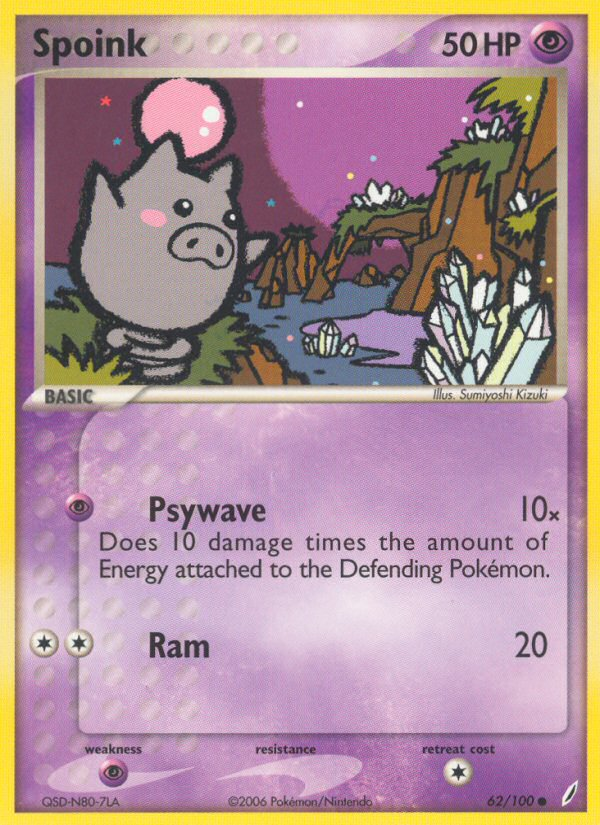 Spoink (62/100) [EX: Crystal Guardians] | Game Master's Emporium (The New GME)