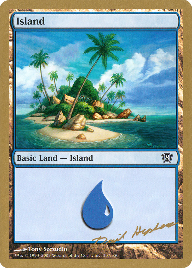 Island (dh337) (Dave Humpherys) [World Championship Decks 2003] | Game Master's Emporium (The New GME)