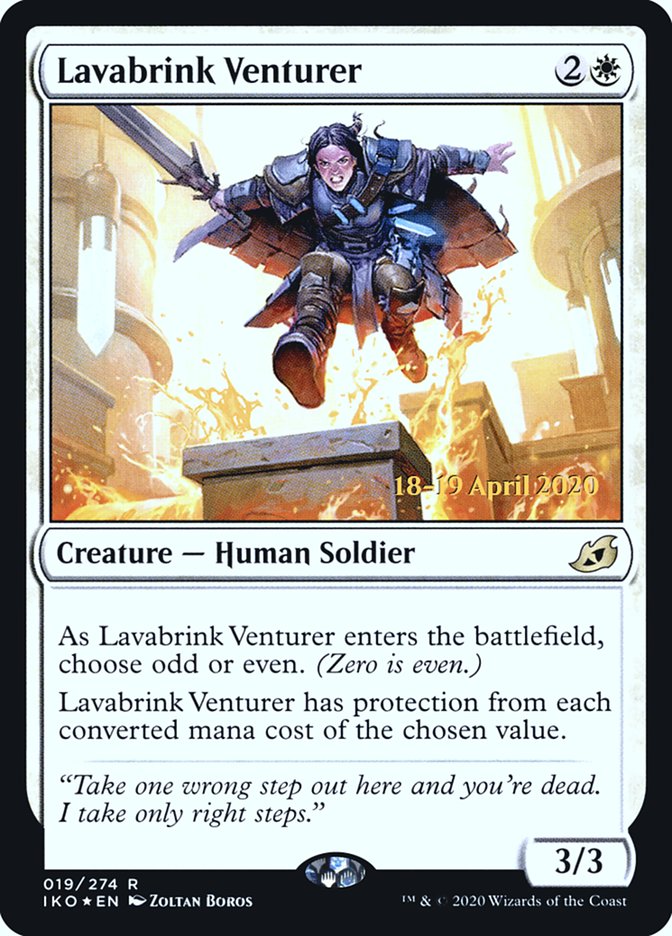 Lavabrink Venturer [Ikoria: Lair of Behemoths Prerelease Promos] | Game Master's Emporium (The New GME)