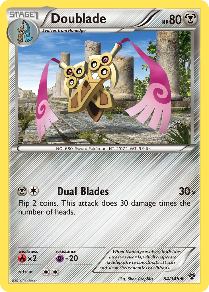 Doublade (84/146) [XY: Base Set] | Game Master's Emporium (The New GME)