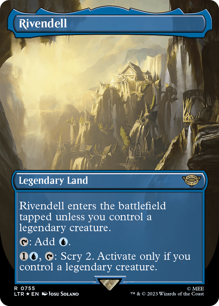 Rivendell (Borderless) (Surge Foil) [The Lord of the Rings: Tales of Middle-Earth] | Game Master's Emporium (The New GME)