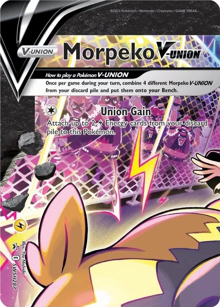 Morpeko V-Union (SWSH287) [Sword & Shield: Black Star Promos] | Game Master's Emporium (The New GME)