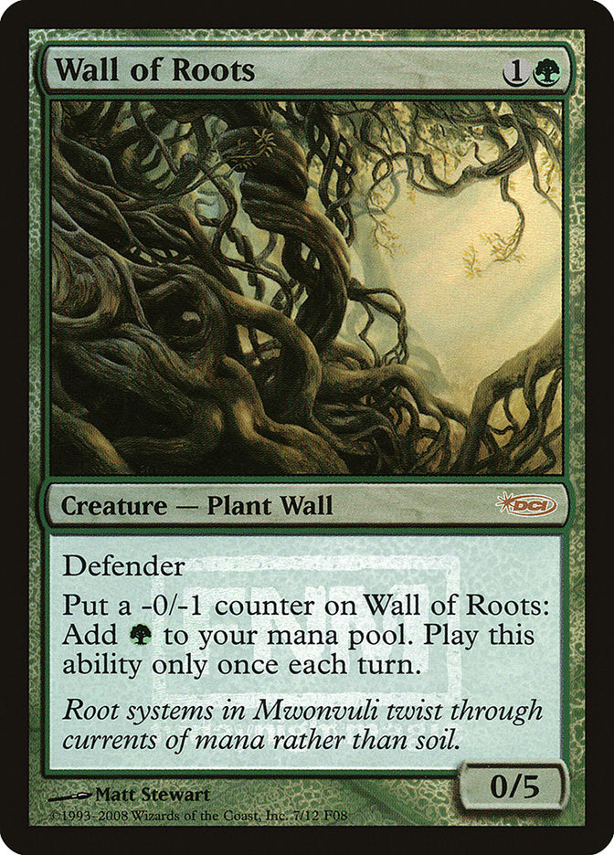 Wall of Roots [Friday Night Magic 2008] | Game Master's Emporium (The New GME)