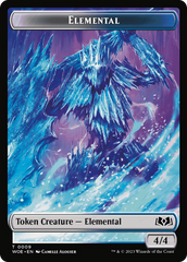 Elemental // Food (0010) Double-Sided Token [Wilds of Eldraine Tokens] | Game Master's Emporium (The New GME)