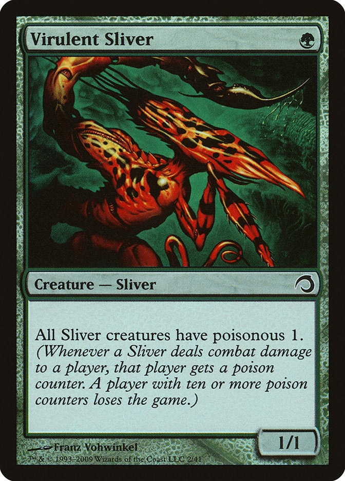 Virulent Sliver [Premium Deck Series: Slivers] | Game Master's Emporium (The New GME)