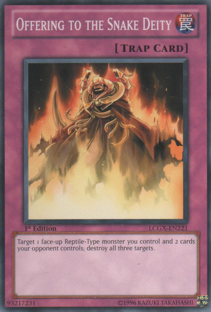 Offering to the Snake Deity [LCGX-EN221] Common | Game Master's Emporium (The New GME)
