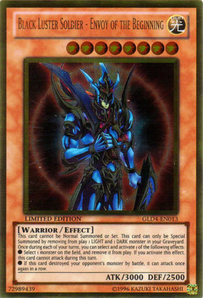 Black Luster Soldier - Envoy of the Beginning [GLD4-EN013] Gold Rare | Game Master's Emporium (The New GME)