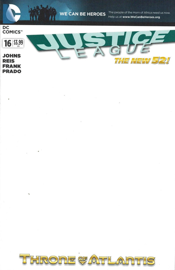 JUSTICE LEAGUE #16 WE CAN BE HEROES BLANK VAR ED | Game Master's Emporium (The New GME)